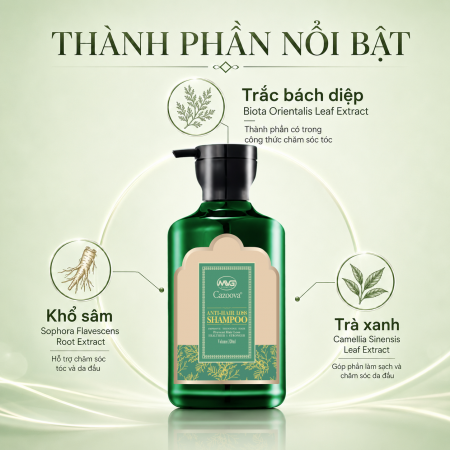 Dầu gội Cazoova Anti Hair Loss 320ml