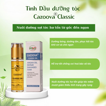 Tinh dầu dưỡng tóc Cazoova Classic 60ml