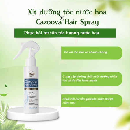 Xịt dưỡng tóc Cazoova Hair Spray 100ml