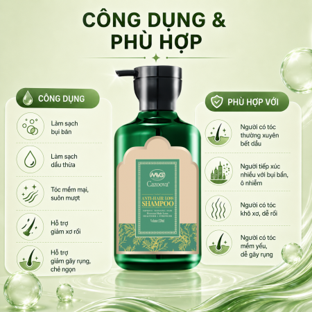 Dầu gội Cazoova Anti Hair Loss 320ml