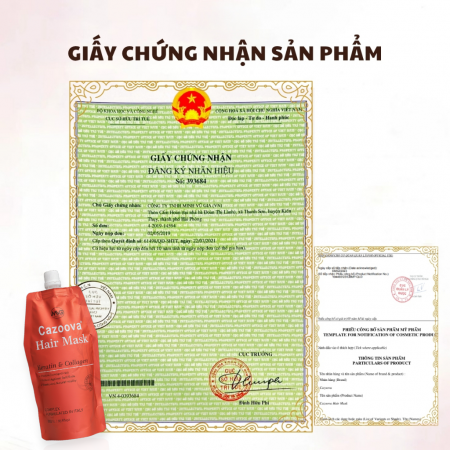 Kem ủ tóc Collagen Cazoova Hair Mask 500ml