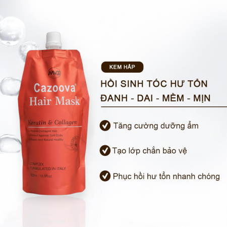 Kem ủ tóc Collagen Cazoova Hair Mask 500ml