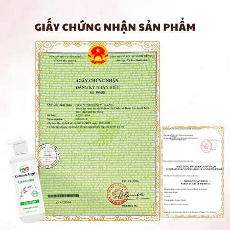 Dầu gội Cazoova Lavender 800ML