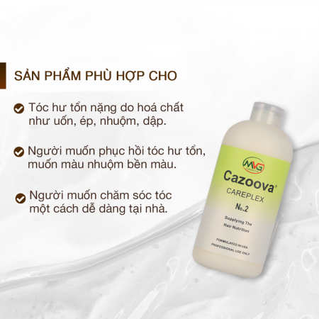 Cazoova Careplex No.2 Dầu xả phục hồi tóc hư tổn