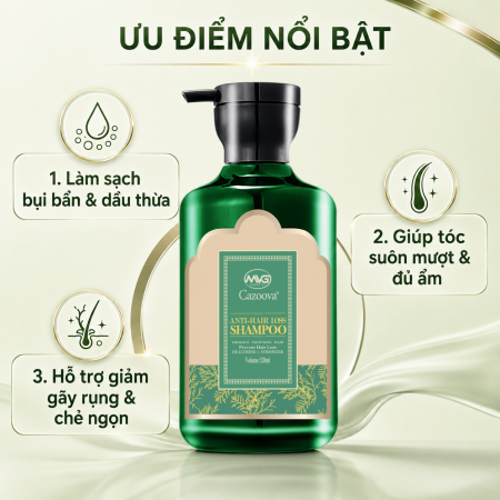 Dầu gội Cazoova Anti Hair Loss 320ml