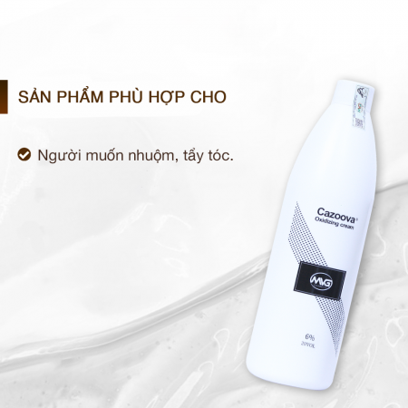 Cazoova Oxidizing Cream 1000ML hỗ trợ nhuộm tóc